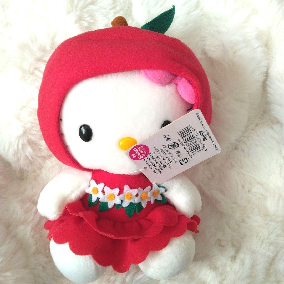 ご当地キティ　信州　ハローキティ　ぬいぐるみ　キティ　りんご　サンリオ